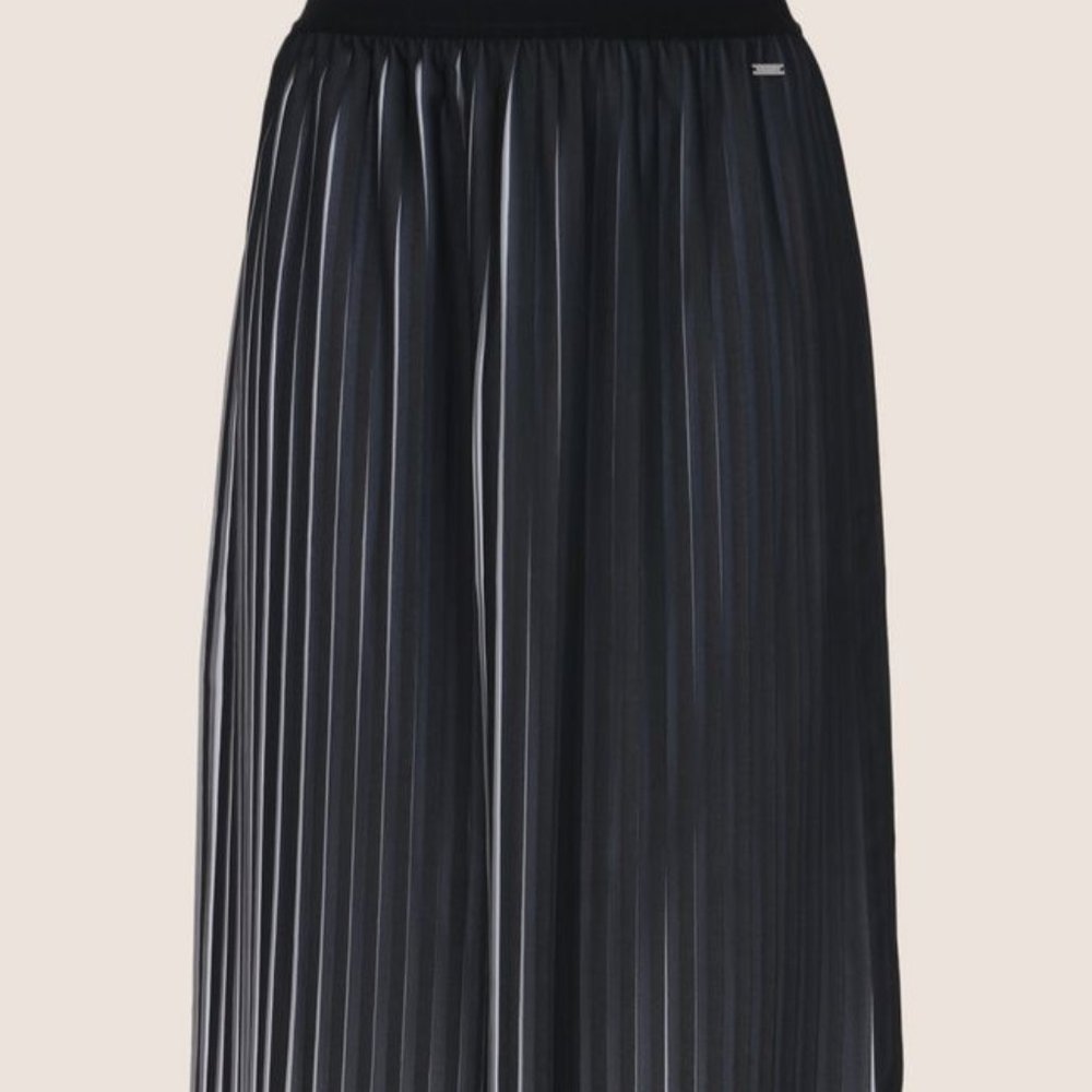 Armani Exchange Women's Black/White Pleated Skirt Size 10